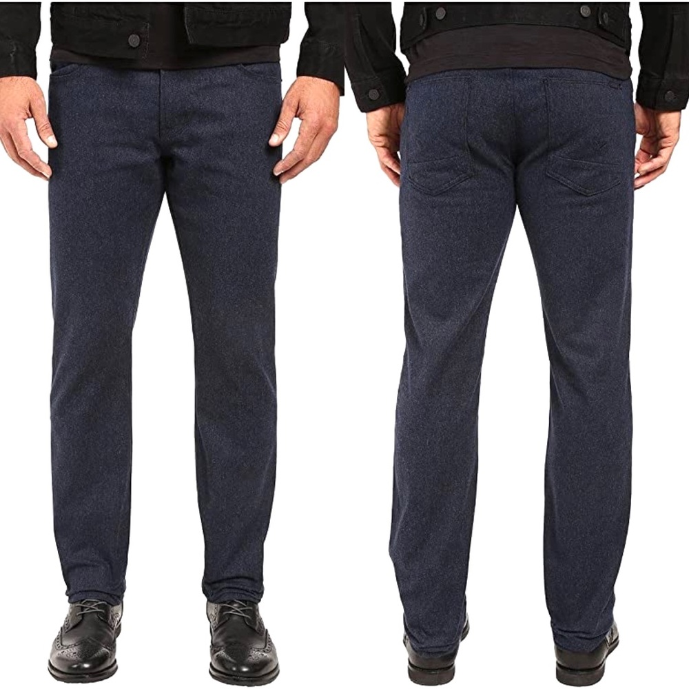 Sz 33 Hudson Blake Slim Straight Woolen Pants